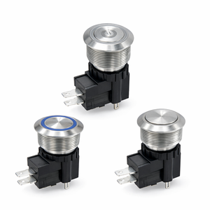 MW25 Series High Current Metal Pushbutton Switches