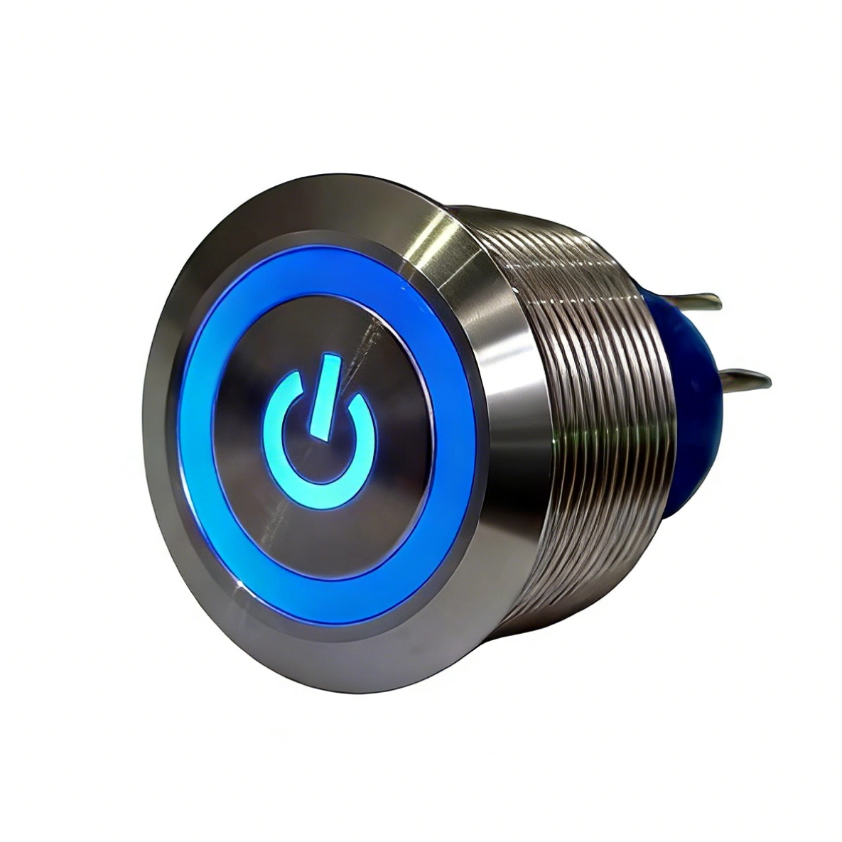 What is a high current metal pushbutton switch?