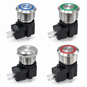 MW22 Series High Current Metal Pushbutton Switches