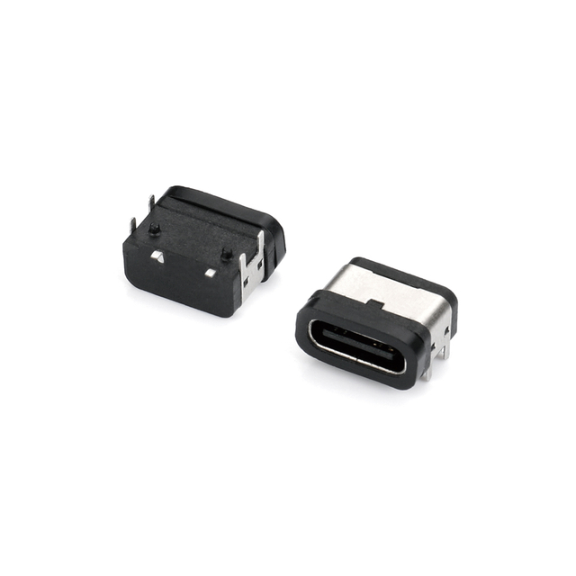  TYPE-C 2P Waterproof Four-pin SMT