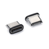 Type-C 16P Female Connector Waterproof Vertical Plug