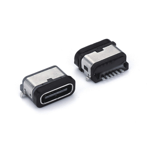 Type-C 6-pin Waterproof Sub-board, 0.55mm Pitch SMT