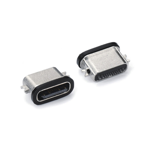 Type-C 16P Female Connector Waterproof Surface-Mounted